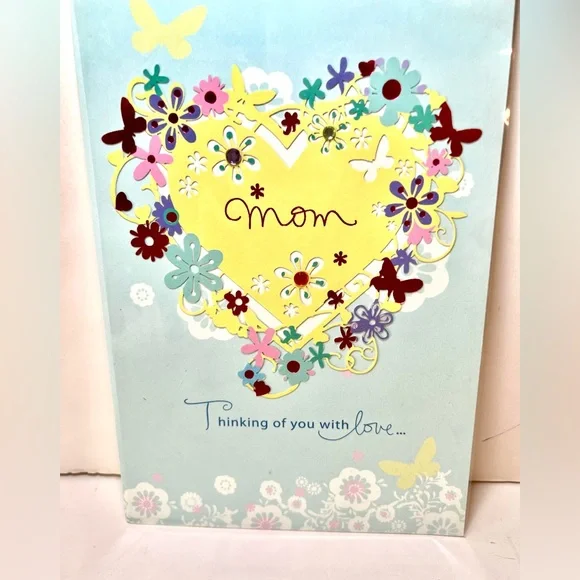 5 Happy Mother’s Day Hallmark Greeting Cards Flowers Puppy Dog Butterflies Birds - Picture 6 of 11